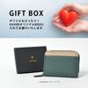 QUARE Women's Card Case, Card Slots, Coin Purse, Mini Wallet, Large Capacity, Compact, Small, Skimming-Proof, Coin Case, PU Leather (Blue X Ivory)
