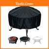 Outdoor Bbq Fire Pit Cover With Waterproof And Uv Resistant Oxford Fabric For Garden Decor