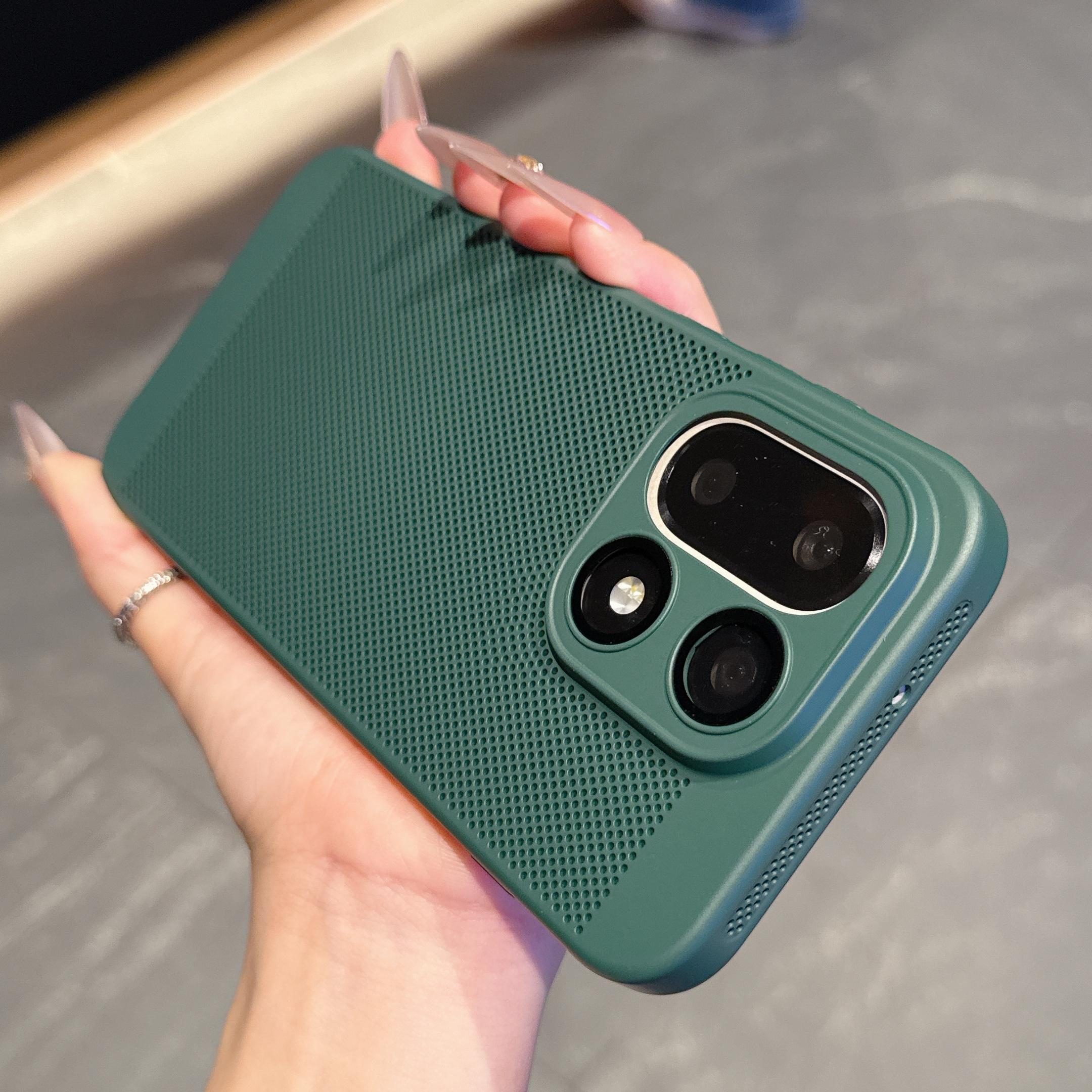 

Дихаючий Тонкий PC Чохол для Телефону з Розсіюванням Тепла Для Oneplus 15 13 12 T R ACE 5 3 Захист Лінзи Камери Скляною Сітчастою Кришкою для Охолодження OnePlus 15