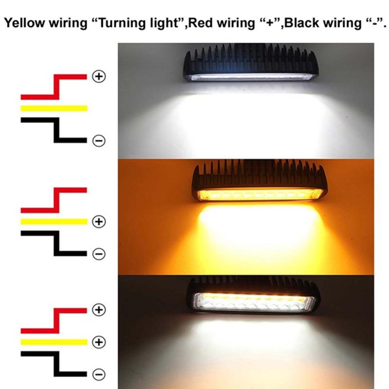 1Pc Easy To Install Widely Used Fine Workmanship 60W Car Top Led Work Light
