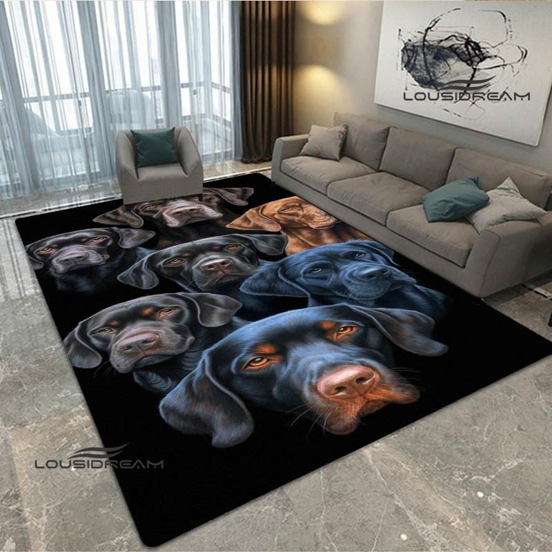 3D Süßer Hund Aufdruck Teppich Küchenmatten Rutschfester Teppich Außen Teppiche Läufer Schlafzimmer Dekoration Rosa Zimmer Dekoration Geburtstagsgeschenk