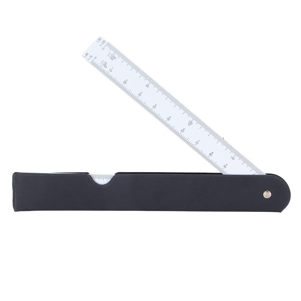 Multi Ratio Fan Shaped Ruler Plastic Architect Scale Ruler Durable Scale Tools Art Drawing