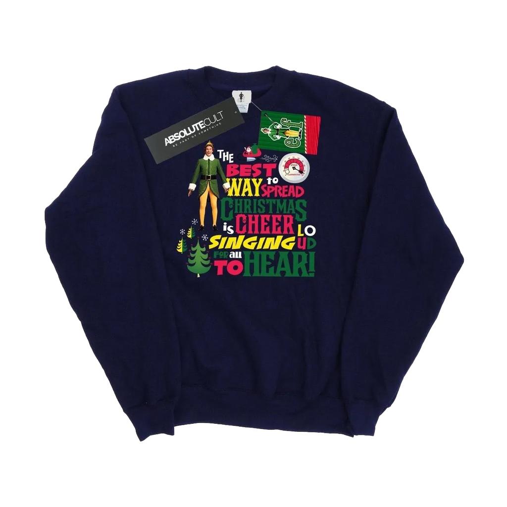 Elf Womens/Ladies Snow Sweatshirt