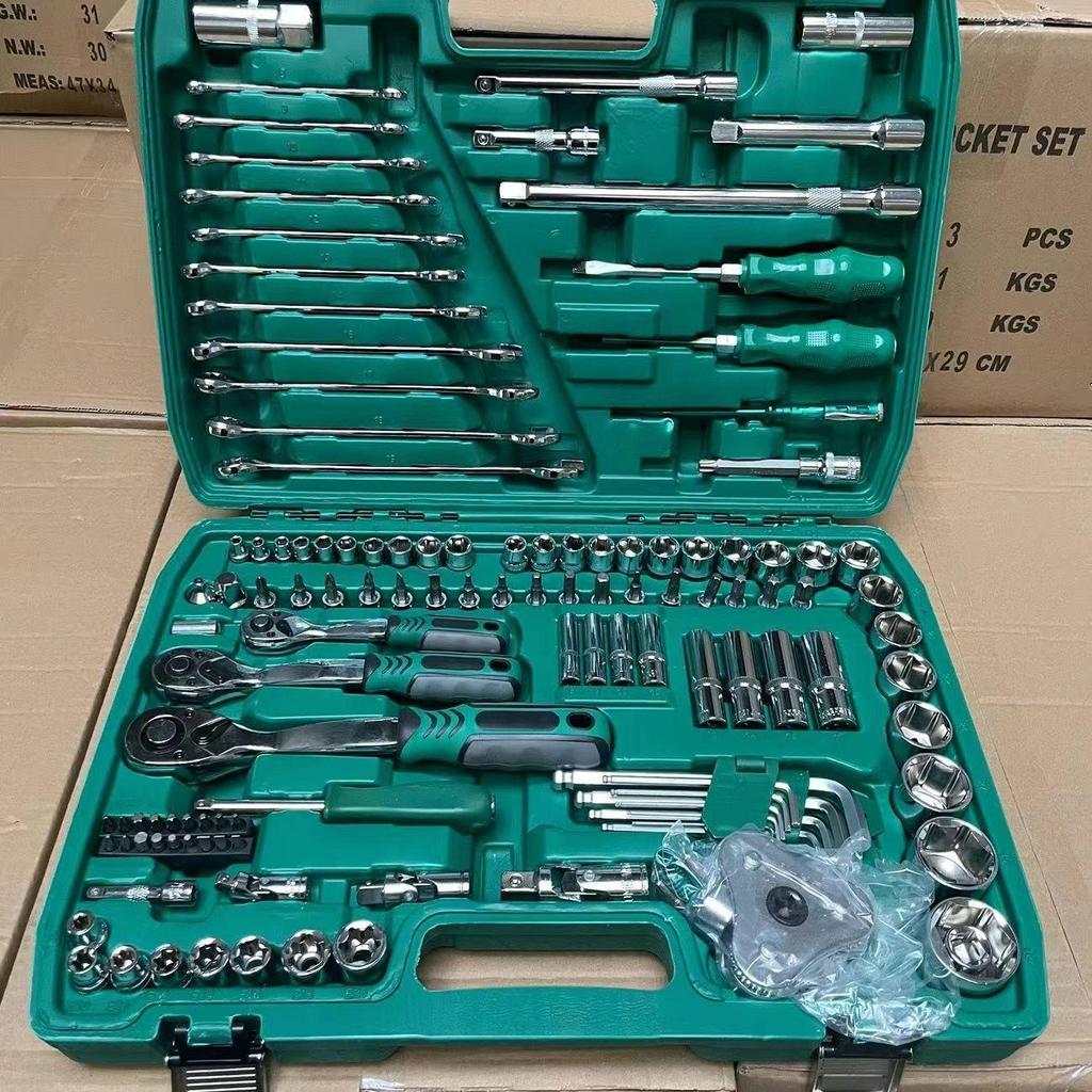 Set de 150 de piese pentru scule de reparații auto – Cheie tubulară și scule combinate