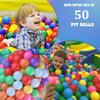 Mesh Bag Ocean Ball 50pcs Pack Can Be Thickened Bobble Ball Playground Children Indoor Toys Colourful Plastic Toys