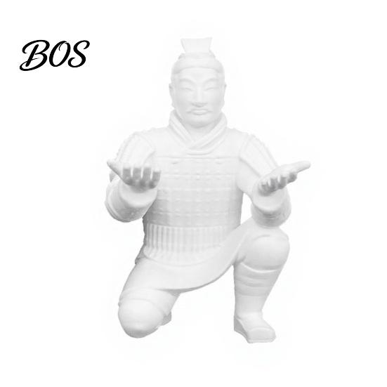 Multifunctional Pen Holder Terracotta Warrior Desk Decor, 3D Printed Soldier Stand for Sturdy Plastic Decor Office, Creative Ancient Pencil