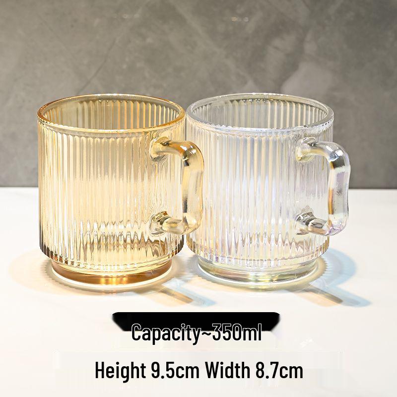 KaYou Luxus-Zahnbürsten- & Mundspülbecher-Set – Eleganter Glasständer & Paarfreundliches Design.