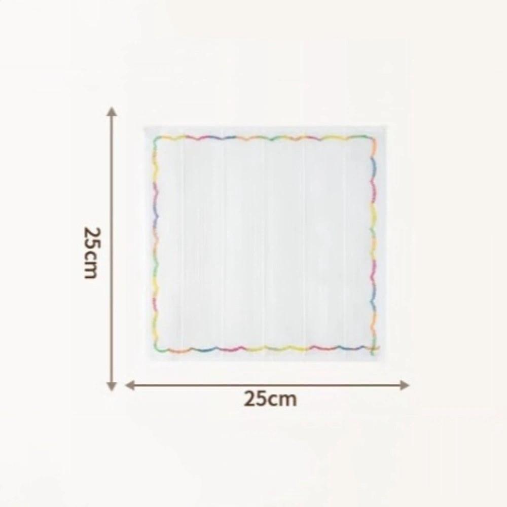 New Super Absorbent Kitchen Dishcloth Cotton Yarn Rainbow Layered Cleaning Towels Non-oil Kitchen Gadgets Household
