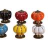 Colorful Ceramic Pumpkin Cartoon Knob for Children's Cabinet or Drawer Handles.