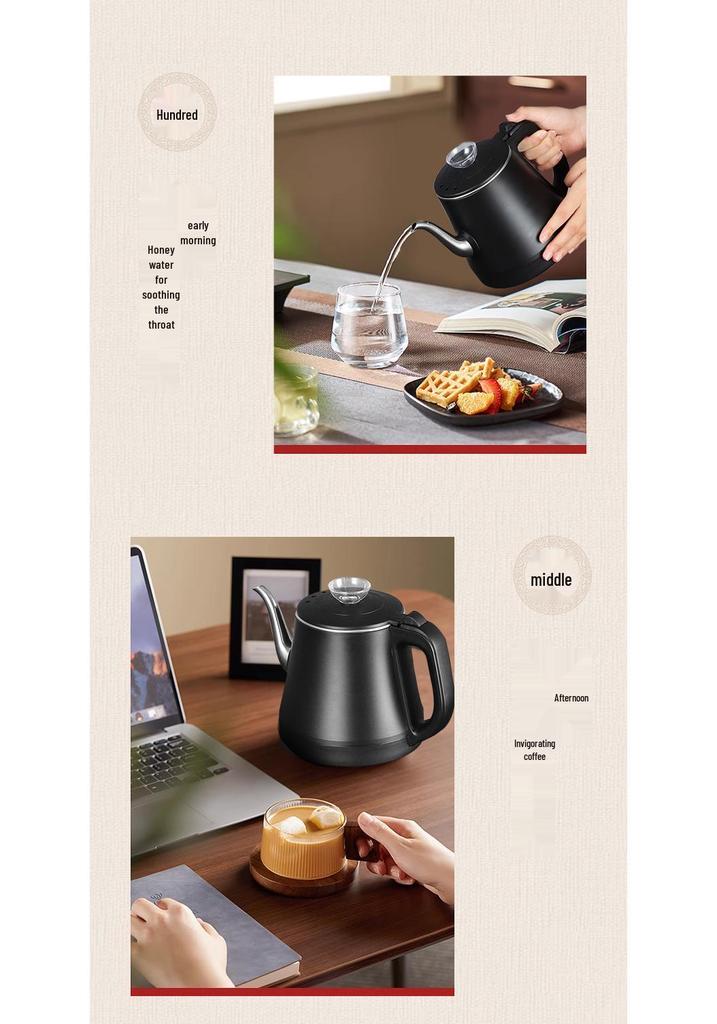 Automatic Electric Tea Brewing Kettle with Built-in Teapot and Water Filling System