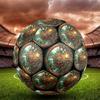 Steampunk Turtle Oasis Round Football Size 5 Adult Ball Suitable for Training Matches and Outdoor Team.