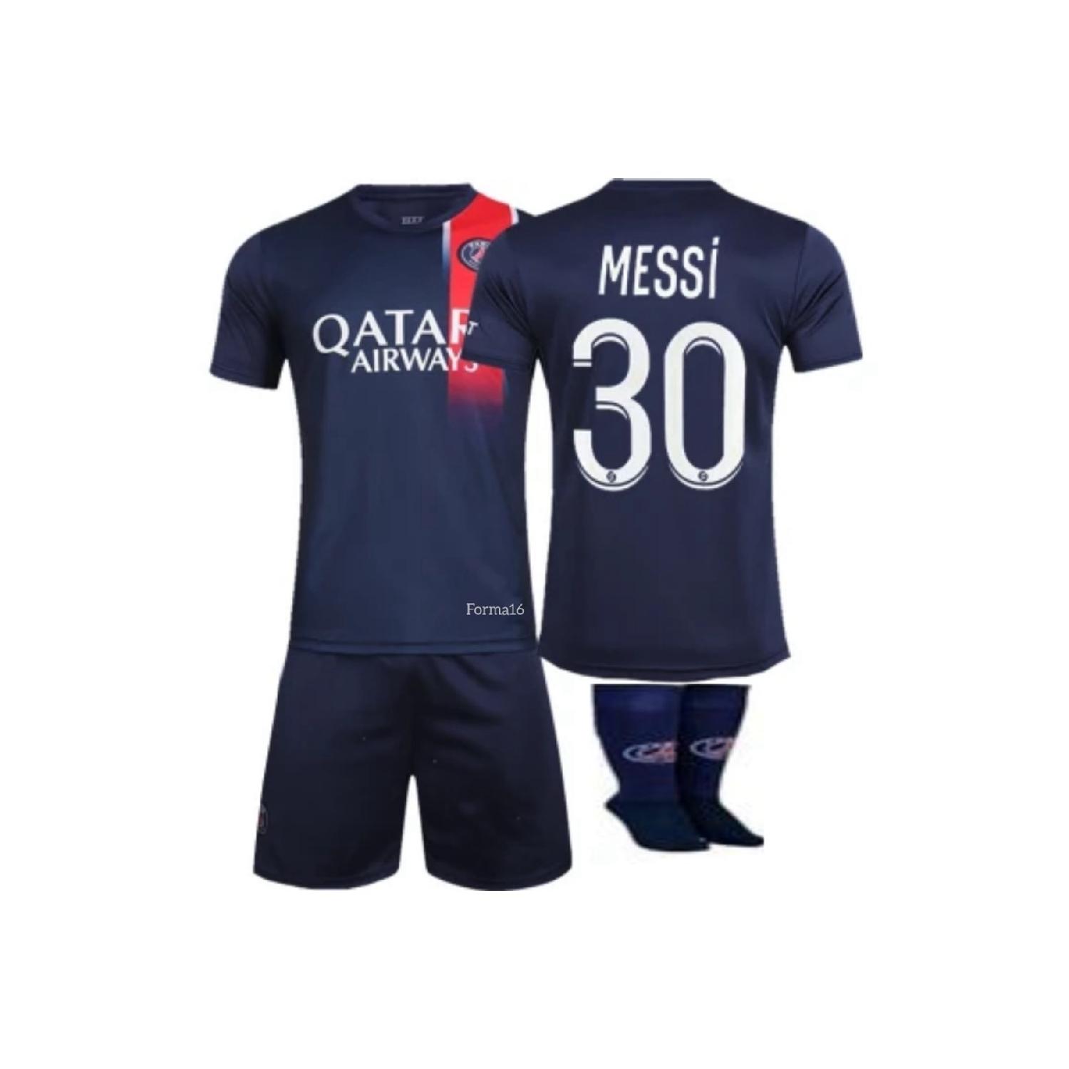 

Комплект из 3 футболок Месси с шортами и носками