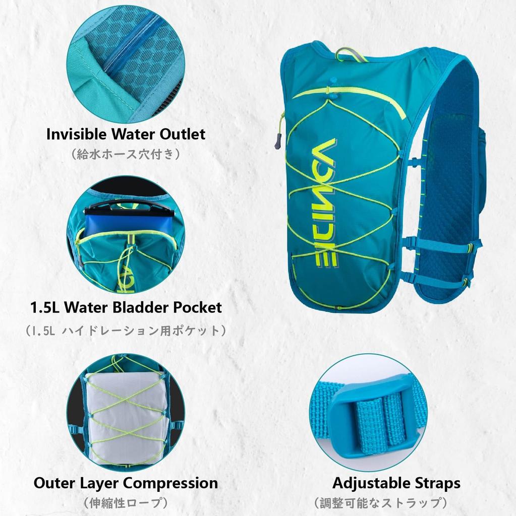 JEELAD Běžecké Sportovní Maratonská Hydratace Trailový Běh Velký Cyklistický Přenosný Hydratační Unisex Taška, Batoh, Batoh, Taška, Batoh, Ultralehký,