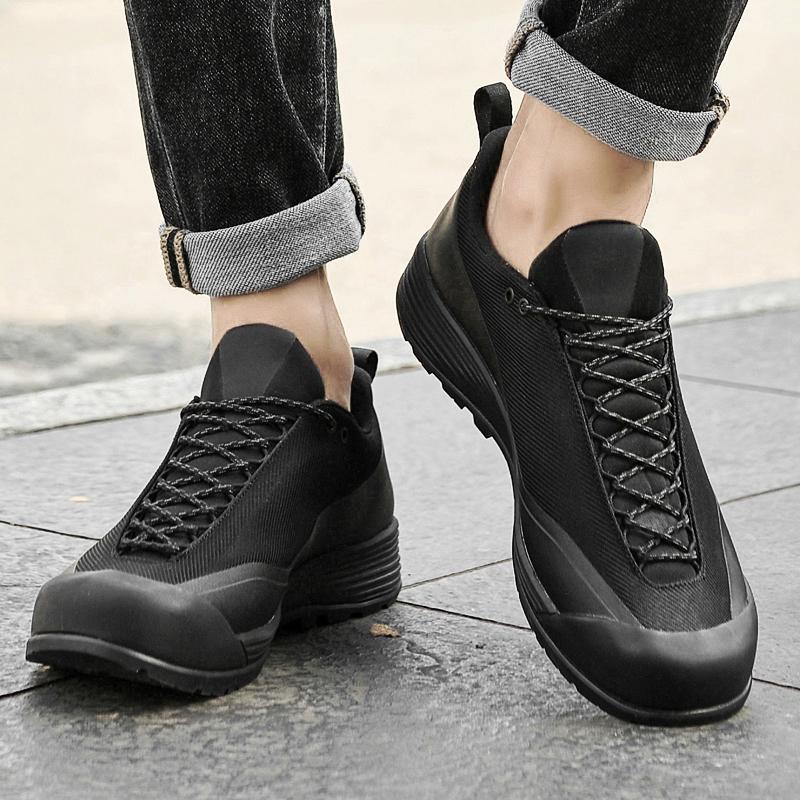 Mode Mode Sommar Vardagliga Plattor Herr Vandringsskor Enkla Herr Nät Sneakers Halkfria Sportskor Enkla Enfärgade Träningsskor