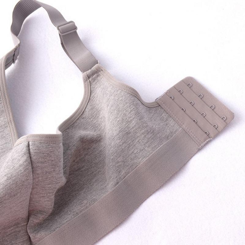 No Steel Ring Seamless Large Size Bra Full Cup Fat Girl Breathable 80B-120E Underwear