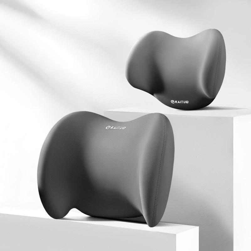 

«Комплект подушек для поясницы и шеи из пены с эффектом памяти премиум-класса для автомобиля» Neck Pillow