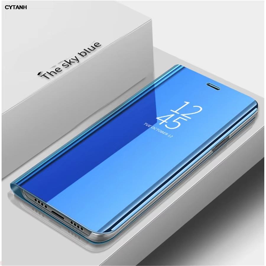 Apple iPhone 17 16 15 14 13 12 11 Pro Max İçin Lüks Ayna Kapaklı Kılıf iPhone 16E Air XS Max XR X iPhone 7 8 Plus SE 2022 2020 İçin Deri Telefon Kılıfı
