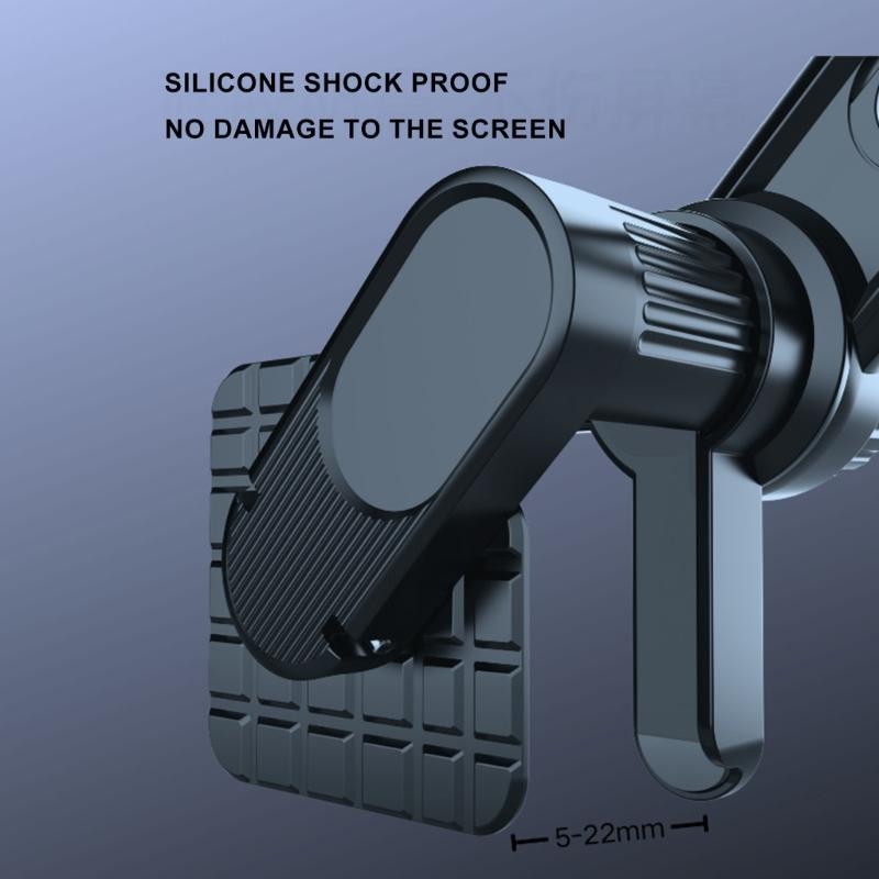 Front Mount Car Display Phone Holder Base with 17mm Interfaces Plastic Suitable for Universal Compatibilities & Extension