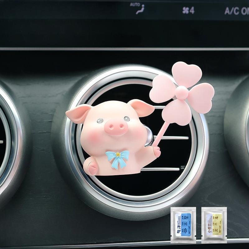 

Автомобильный парфюм Ароматерапия Воздуховыпуск Мультяшное украшение Зажим для воздуховыпуска Маленький декоративный предмет Украшение для автомобиля Little pig