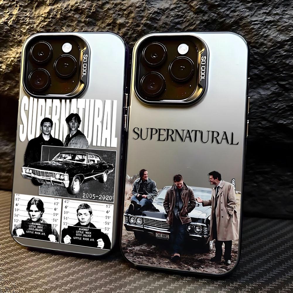TV Supernaturals Handyhülle Für iPhone 17 16e 16 15 14 13 12 11 mini Pro Max X XR XSMAX 8 7 Air Plus Anti-Fall Mattes Rückcover
