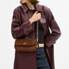 Coach Brook 23 Wildleder Ledertasche Damen Umhängetasche Messing Warm-Braun CDD05-B4WBR