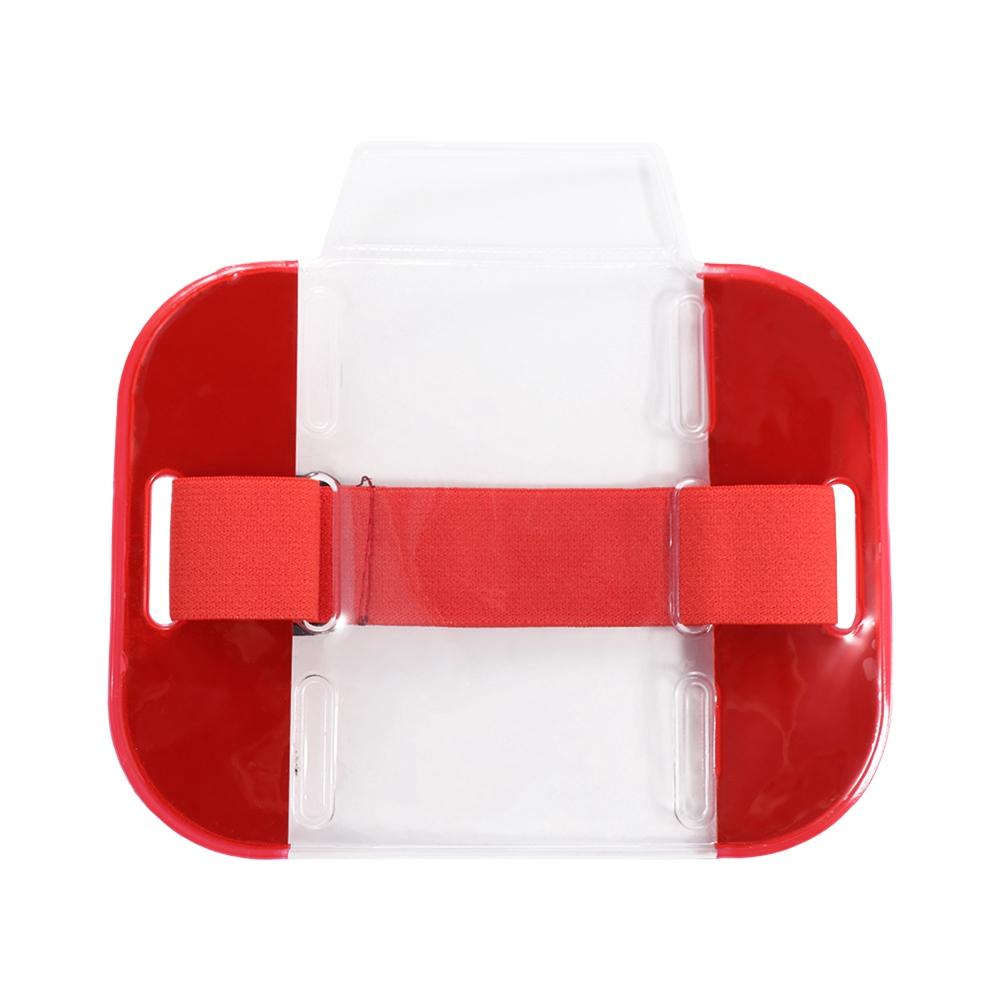 Design Arm Elastic Band Bag Card Bag Men PVC Transparent Elastic Arm Band ID Badge Holder Credit Card Case Photo Armband