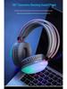 Y680 Bluetooth RGB Color Changing Gaming Headset with Headband - E-sports Style