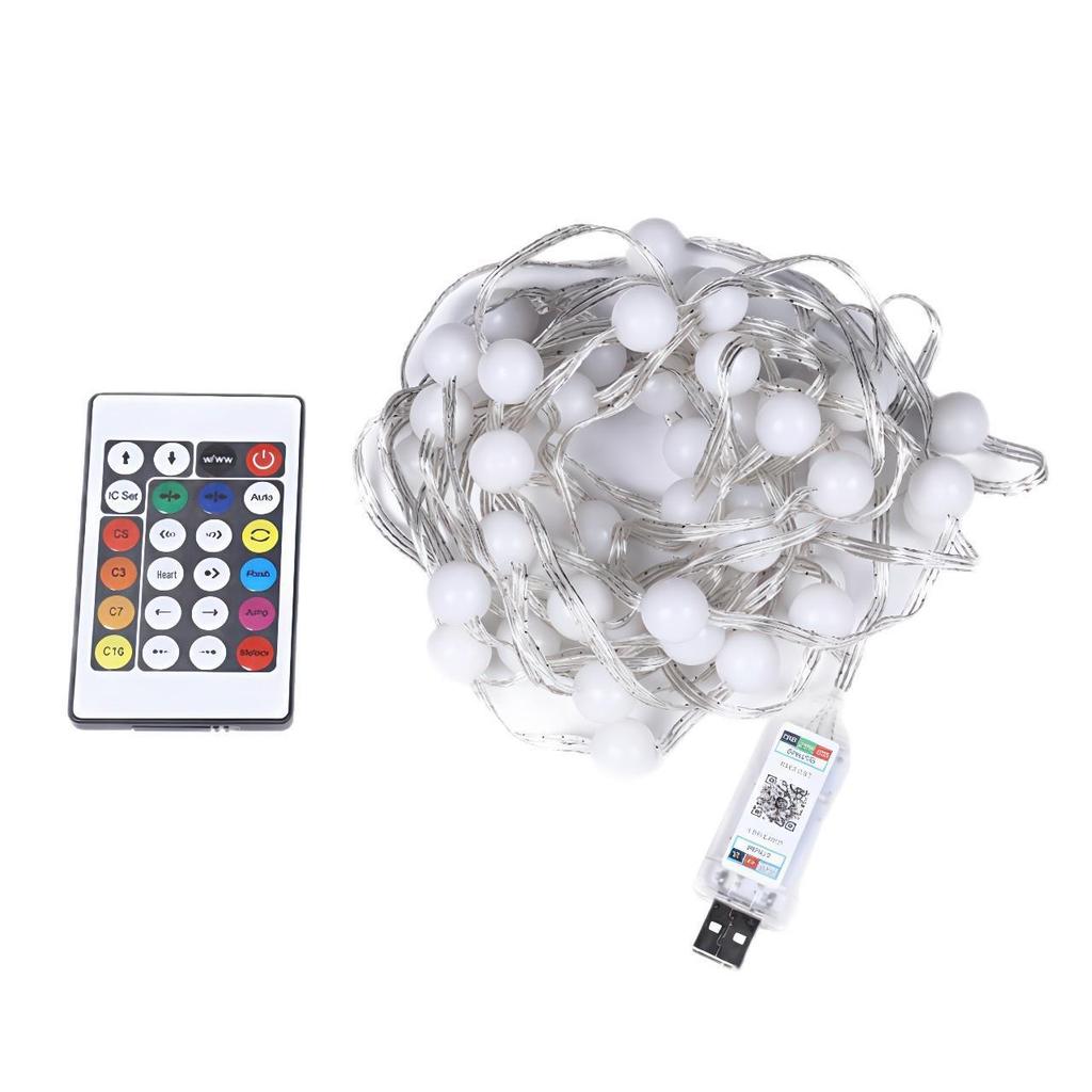 Iridescent Star String Lights: USB-Powered Ambient Decor for Outdoor Camping and Holidays