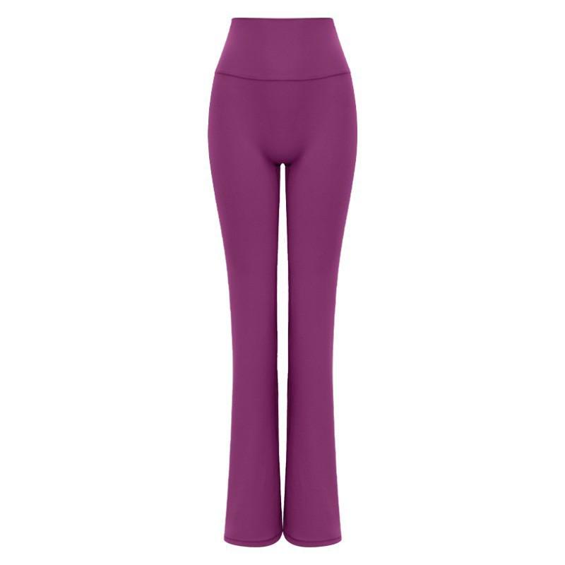 Women's High Waist Yoga Pants - Spring/Summer 2026 Micro Flare Hip-Lifting Sportswear for Outdoor Pilates & Fitness