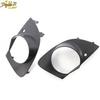 Front For BMW E65 E66 750i 760Li 2006-08 Bumper Grill Fog Light Lamp Black Cover