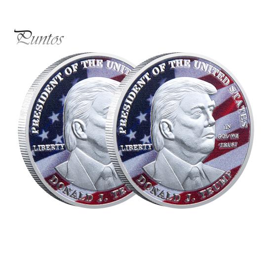 

2/10 шт. памятных монет MAGA с гордостью поддерживают сторонников MAGA, прекрасный сувенир, идеальный подарок, коллекционный предмет для американской истории 2pcs серебряный