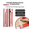 Foldable Marking Protractor Multi-Function Gauge Tool Folding Ruler  Carpenter DIY