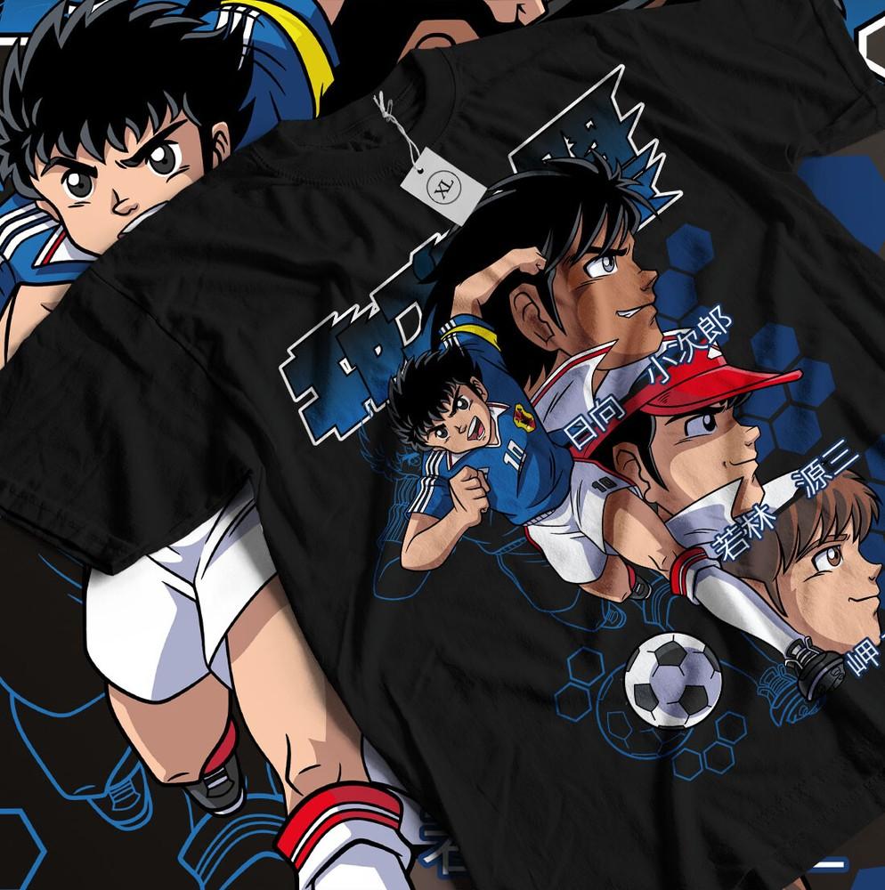Футболка Supercampeones Футболка Оливер Капитан Цубаса Новая py Аниме Команда Ниупи Унисекс Футболка M