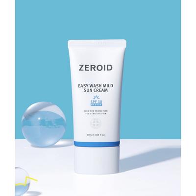 [Zeroid] Easy Wash Milde Sonnencreme SPF30/PA++++ 50ml, 1 Stück
