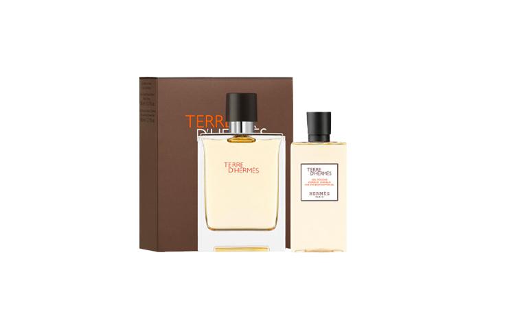 HERMES Earthy Light Perfume Shower Gel Clothing Sets Earthy Eau De Toilette 100ml+Shower Gel 80ml Wooden Scent