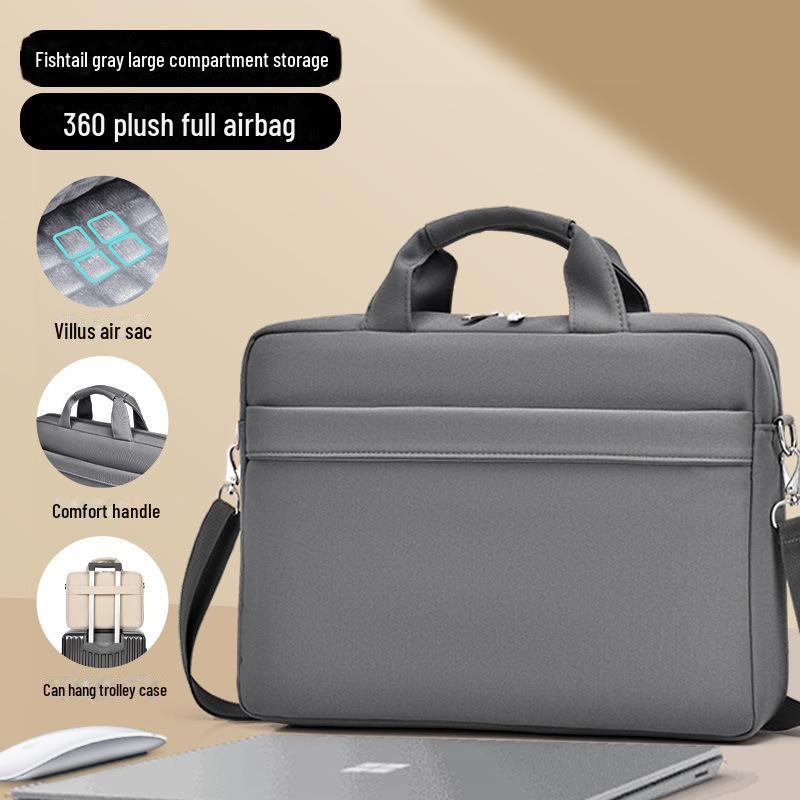 Servietă antișoc cu un singur umăr pentru laptopuri de 15,6 inchi - Compatibilă Huawei și Dell