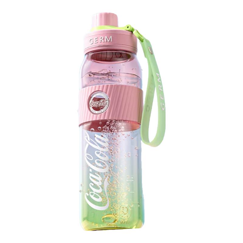 Germ Coca-Cola Summer Sports Water Bottle with Straw