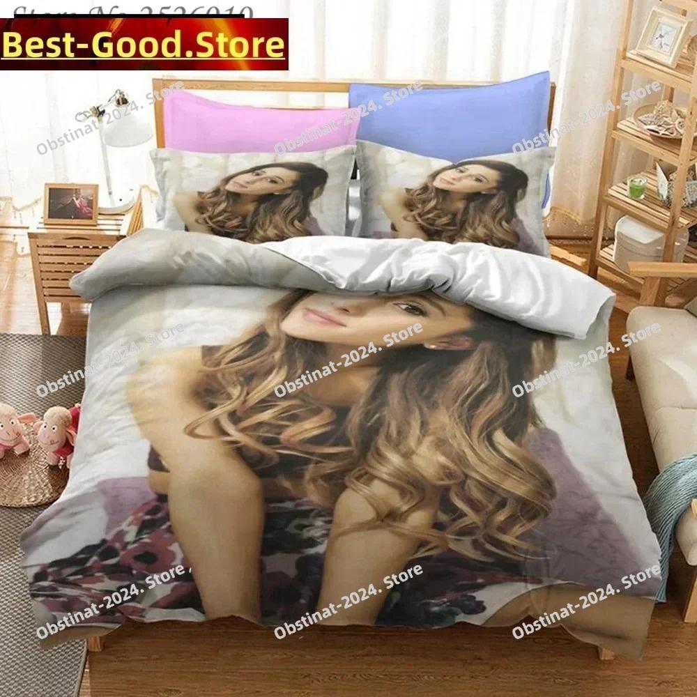 Popular Singer 3D Character Bedding Set Printed Bed Set Duvet Cover Sheet Pillowcase Bed Soft Quilt Cover Full Queen King Size