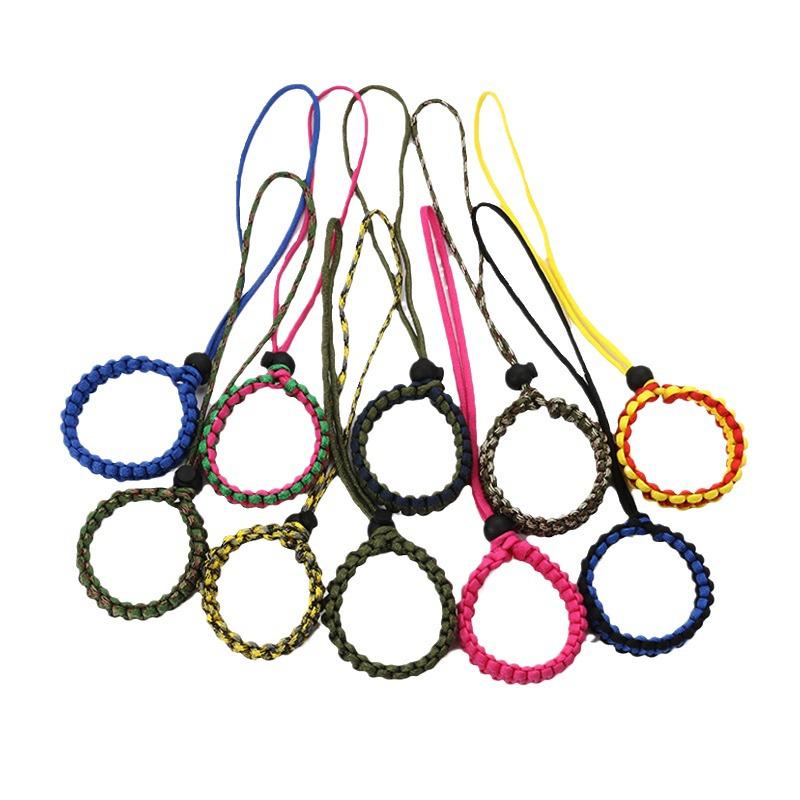 Drop-proof Outdoor Survival Digital Camera Bracelet with Paracord Wrist Strap & Water Bottle Handle