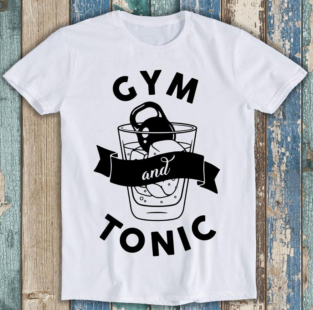 

GYM and Tonic Funny Rock Best Gift Top Tee Cool Birthday T Shirt M1302 L