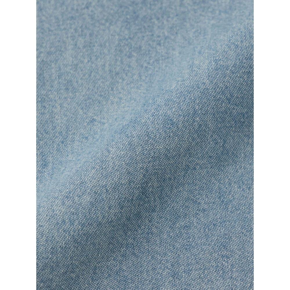 GU by Uniqlo Rochie Cămașă de Lucru Denim Light Mânecă Scurtă +ec