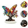 Butterfly Tree Statue,Acrylic Sculpture,Centerpiece,Decorative,Butterfly Figurine Desktop Ornament