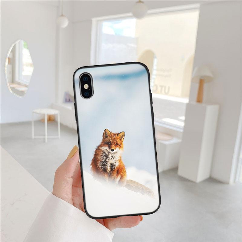 FM24 fox cute Soft Shell Phone Case for OPPO A40 A60 A80 A15 A16 A16K A12 A17 A17K A54 A54S A53 A53S A55 A56 A57 A98 F23