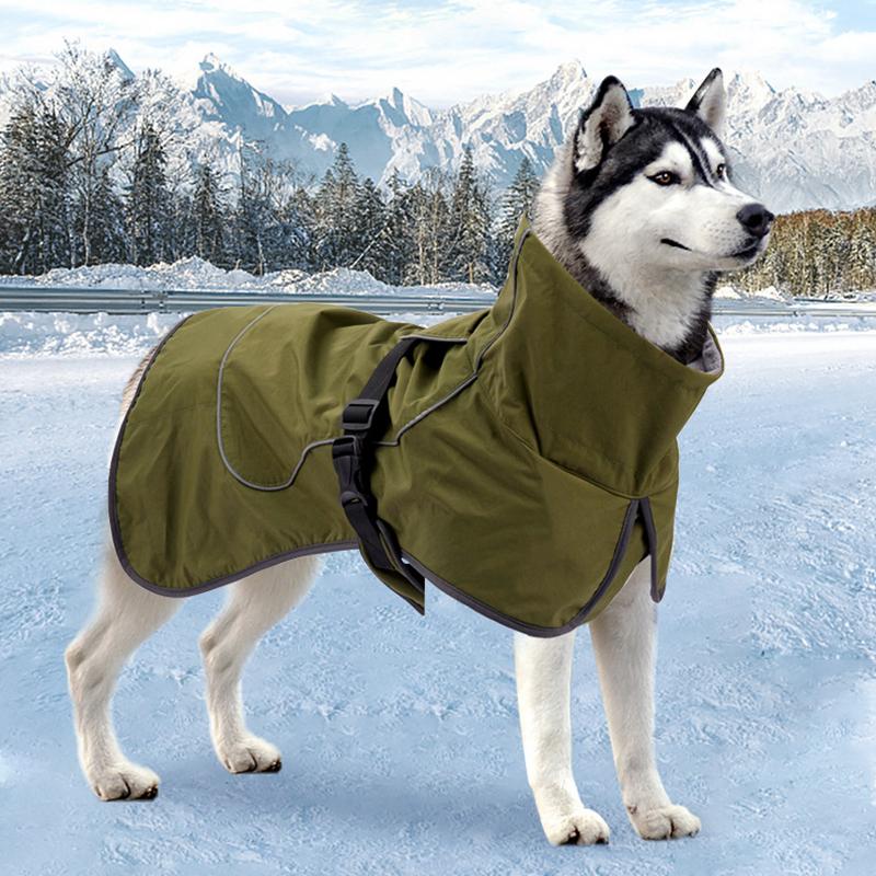 Kleidung für große Hunde, Winter-warme Weste für große Hunde, wasserdichter Mantel für Hunde, Windhund, Dobermann, Kleidung für mittelgroße und große Hunde