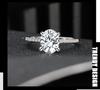 Dibo S925 Sterling Silver Oval Diamond Ring - European & American Style, Japanese & Korean Fashion, Women's Popular Design.