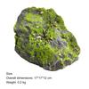 Outdoor Garden Bed Edging Decor Artificial Moss Faux Landscape Stone Fake Realistic Boulder Light