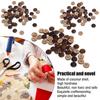 200pcs 2 Holes Wooden Buttons Exquisite Sewing Buttons Coconut Shell Buttons  Clothing Decorations