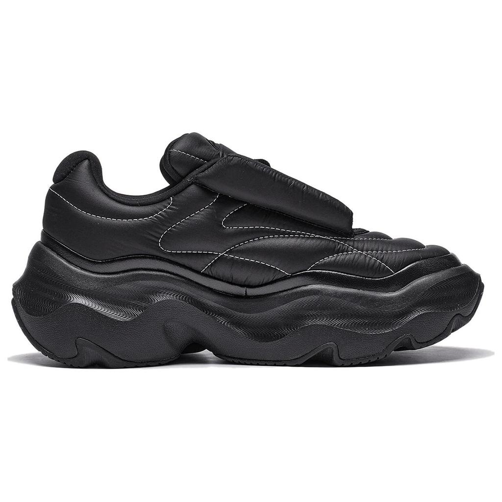 Li Ning Slip Resistant Abrasion Resistant Low top Casual Shoes Women's Black AZGT072-3