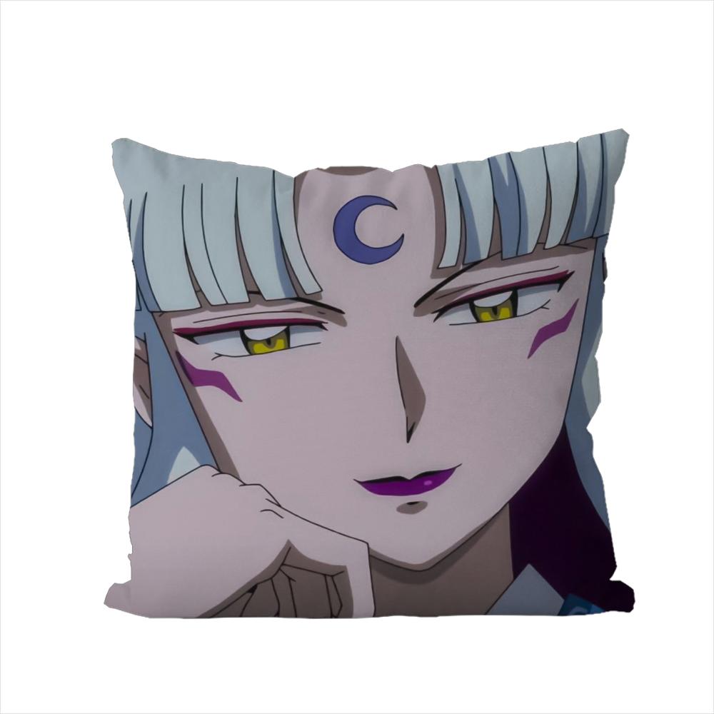 Inuyasha Pillow Case For Car Sofa Decorative Home Doublesided Print Plush Square Throw Pillow Cushion Cover