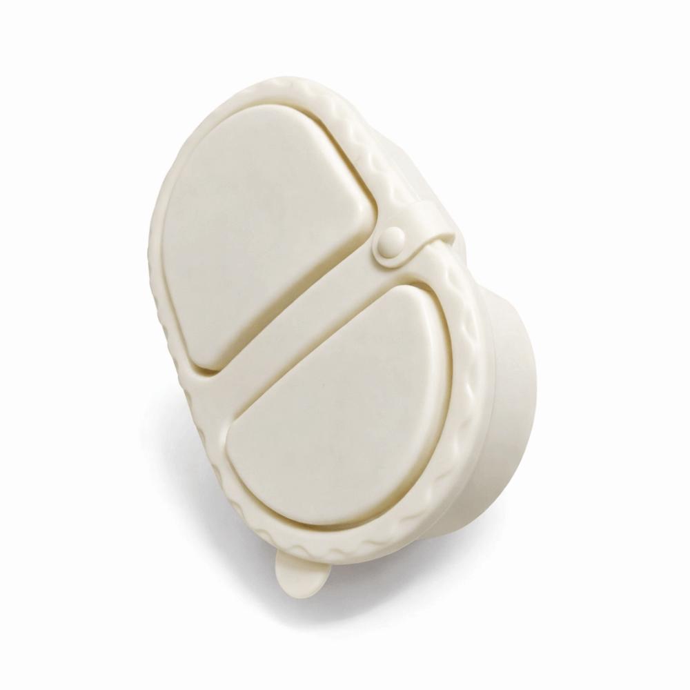 Reusable Snack Containers Leak-proof Divided Fresh-Keeping Box Silicone Lunch Box  Microwave Safe бежевый